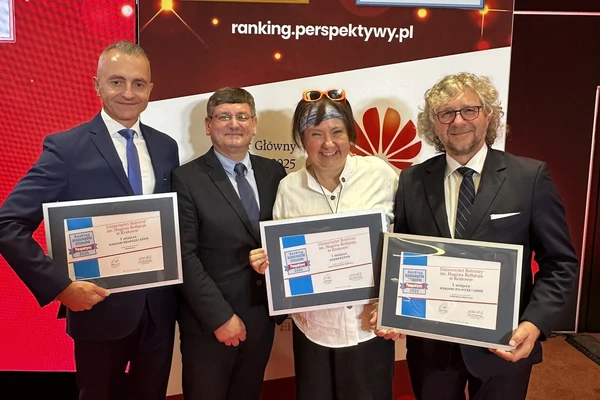Przedstawiciele URK na gali Perspektyw 2025